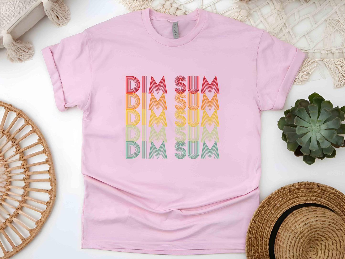 Dim Sum Lover Unisex Tee, Asian Food T-Shirt, Retro Dim Sum Shirt, Cute Foodie Tee, Gift for Dim Sum Fans, Yum Cha T-Shirt