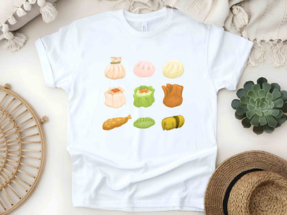 Dim Sum Unisex Tee, Shumai & Dumplings Shirt, Funny Chinese Food T-Shirt, Foodie Gift, Asian Cuisine Tee, Soup Dumpling Lover Shirt