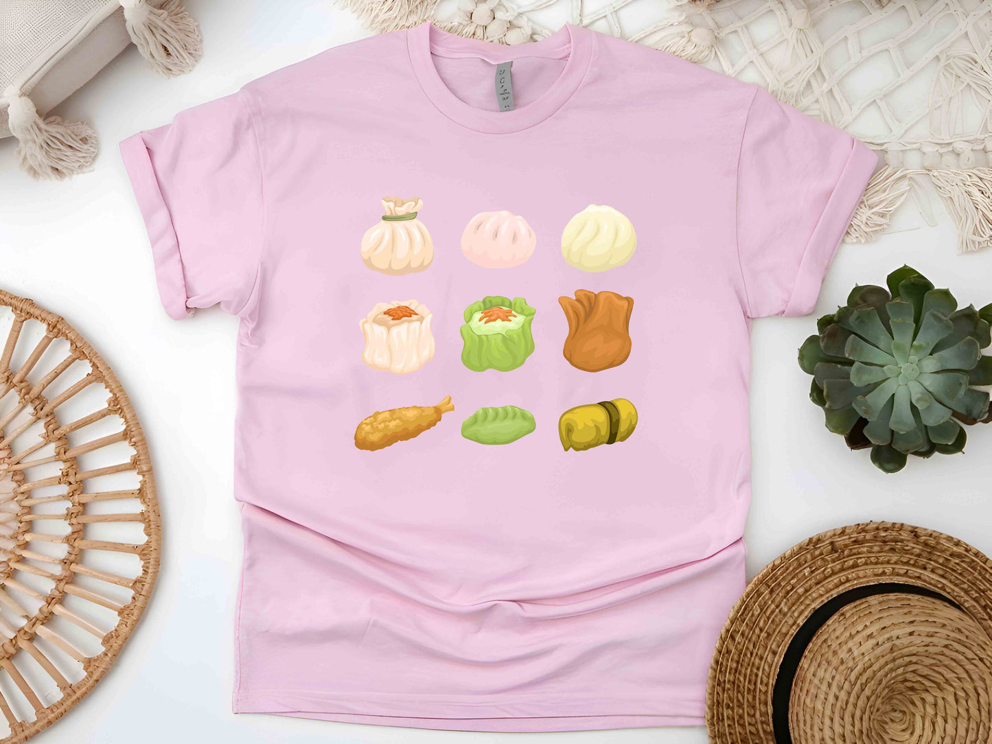 Dim Sum Unisex Tee, Shumai & Dumplings Shirt, Funny Chinese Food T-Shirt, Foodie Gift, Asian Cuisine Tee, Soup Dumpling Lover Shirt