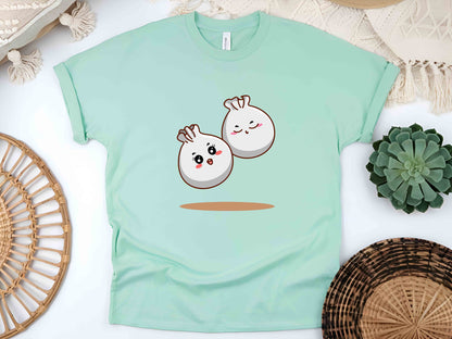 Cute Soup Dumpling Unisex Tee, Kawaii Dim Sum Shirt, Funny Chinese Food T-Shirt, Foodie Gift, Asian Cuisine Tee, Dumpling Lover Shirt