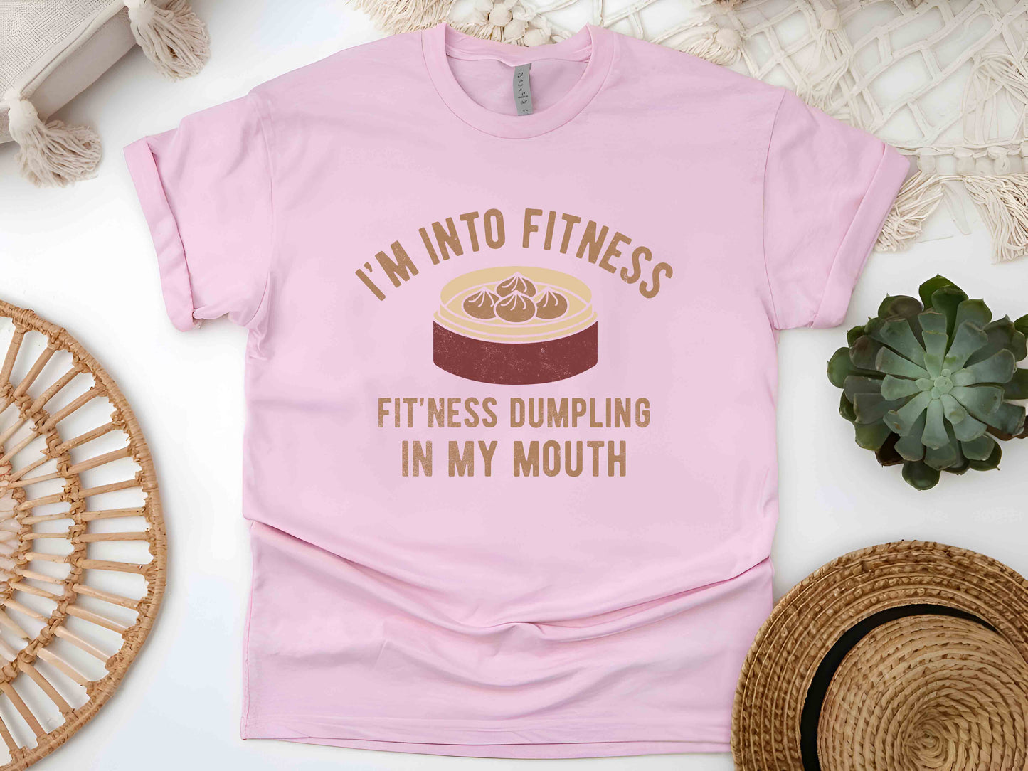 Cute Dumpling Unisex Tee, Kawaii Dim Sum Shirt, Funny Asian Food T-Shirt, Foodie Gift, Soup Dumpling Shirt