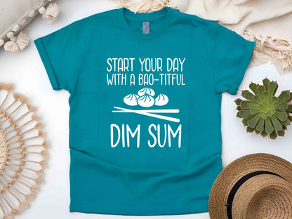 Bao-Tiful Dim Sum Unisex Tee, Cute Dumpling Shirt, Funny Chinese Food T-Shirt, Foodie Gift, Asian Cuisine Tee, Yum Cha Lover Shirt