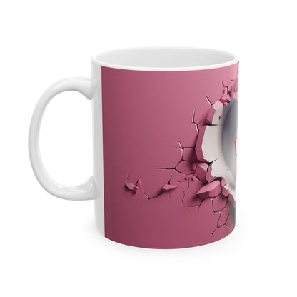 Broken Heart Butterfly Ceramic Mug - 11oz - Perfect Gift for Loved Ones