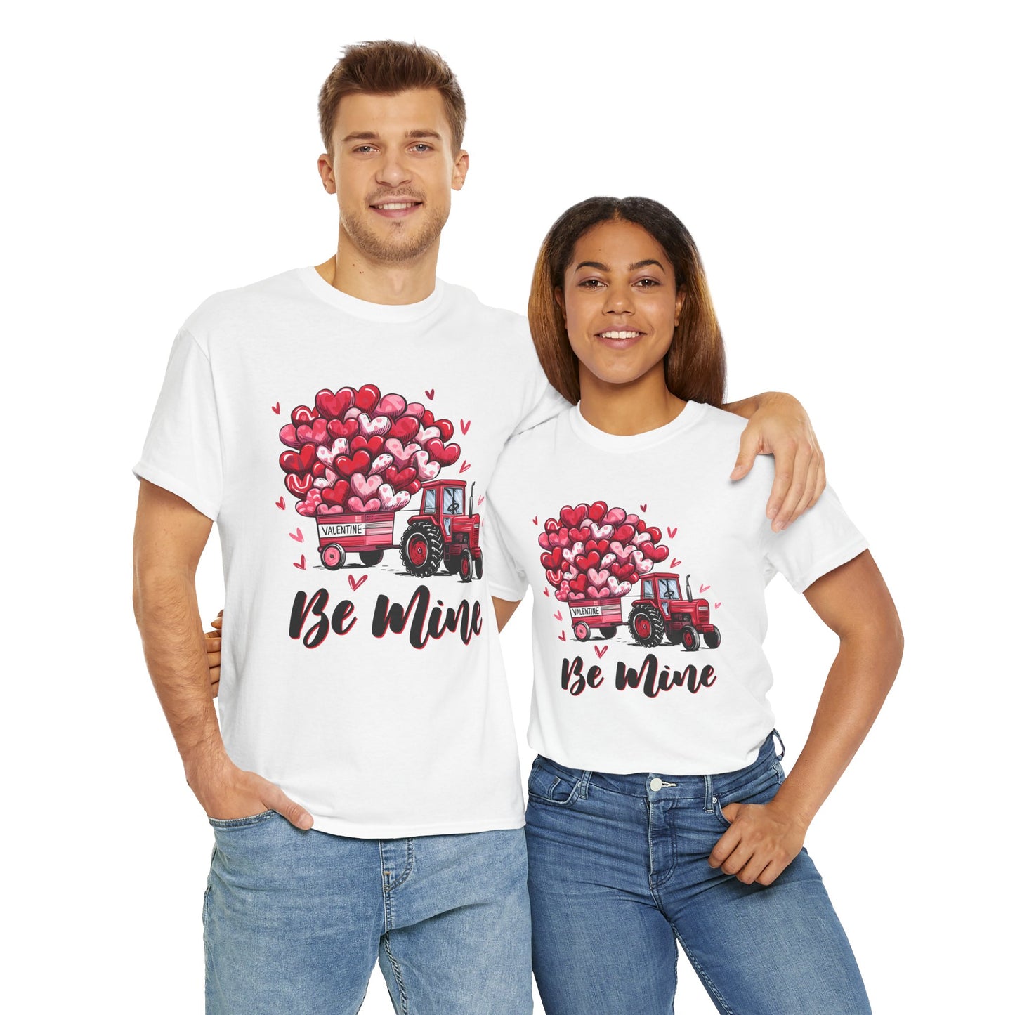 Valentine's Day Be Mine Unisex Heavy Cotton Tee