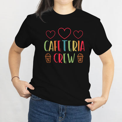 Lunch Lady Valentine's Day Tee Cafeteria Crew Groovy Valentine Unisex T-Shirt