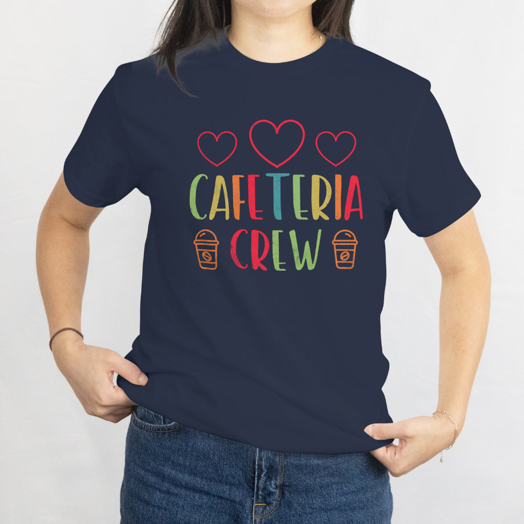 Lunch Lady Valentine's Day Tee Cafeteria Crew Groovy Valentine Unisex T-Shirt