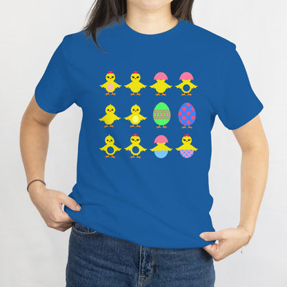 Cute Easter Chicks & Eggs T-Shirt – Fun Spring Holiday Tee