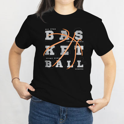 Basketball Championship T-Shirt - All-Star Sports Graphic Tee