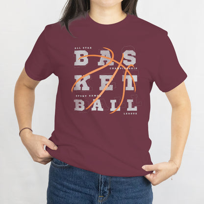 Basketball Championship T-Shirt - All-Star Sports Graphic Tee