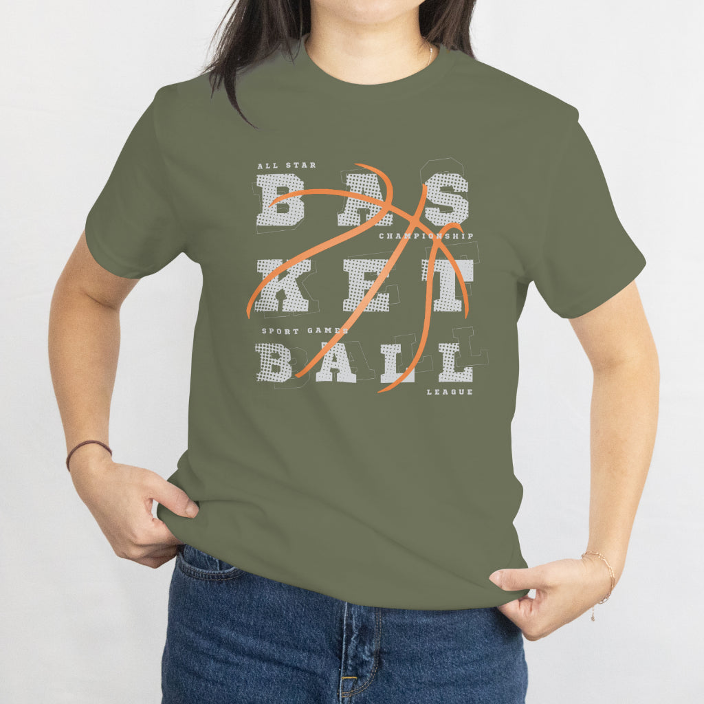 Basketball Championship T-Shirt - All-Star Sports Graphic Tee