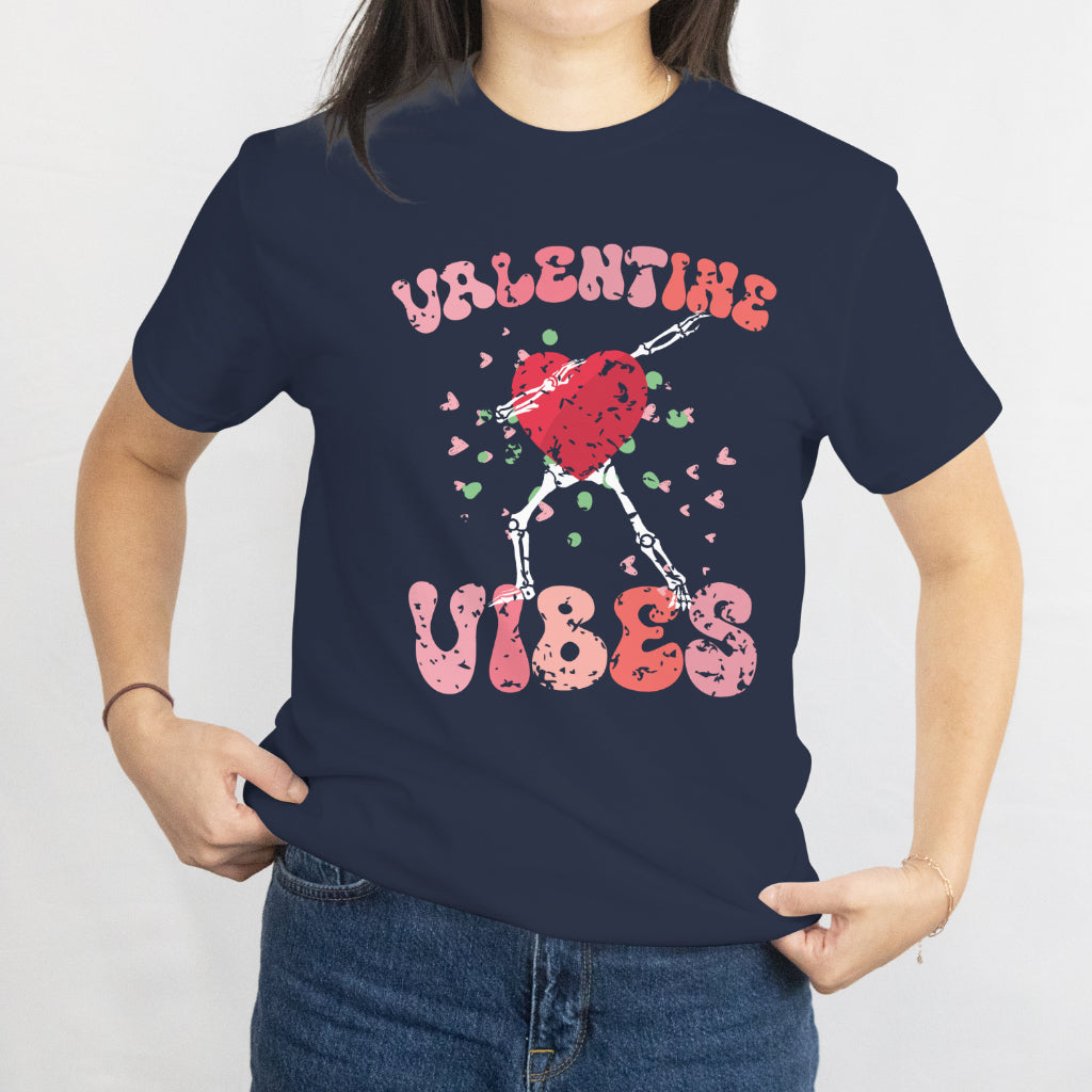 Retro Groovy Valentine Vibes Tee Valentine Day Gift