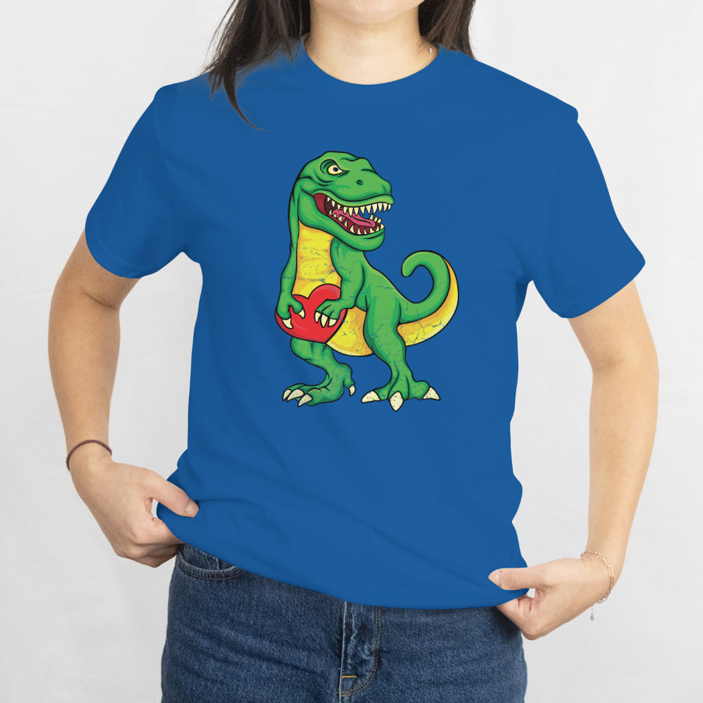 Trex valentines day - Dinosaur valentine Unisex Tee