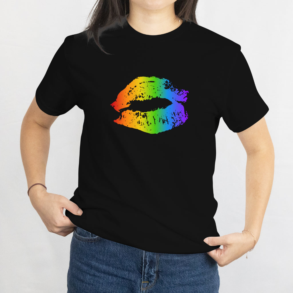 Rainbow Lips Sublimation T-Shirt