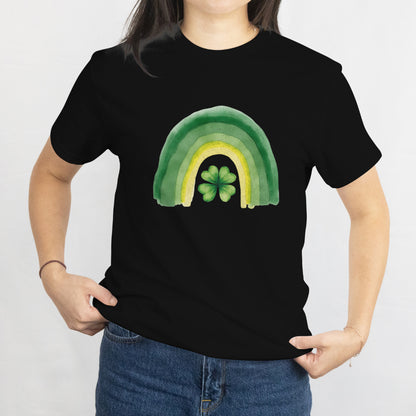 Green Rainbow Saint Patrick's Day T-Shirt - Lucky St. Paddy's Day Tee