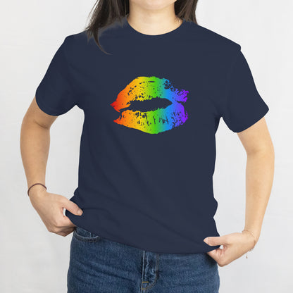 Rainbow Lips Sublimation T-Shirt