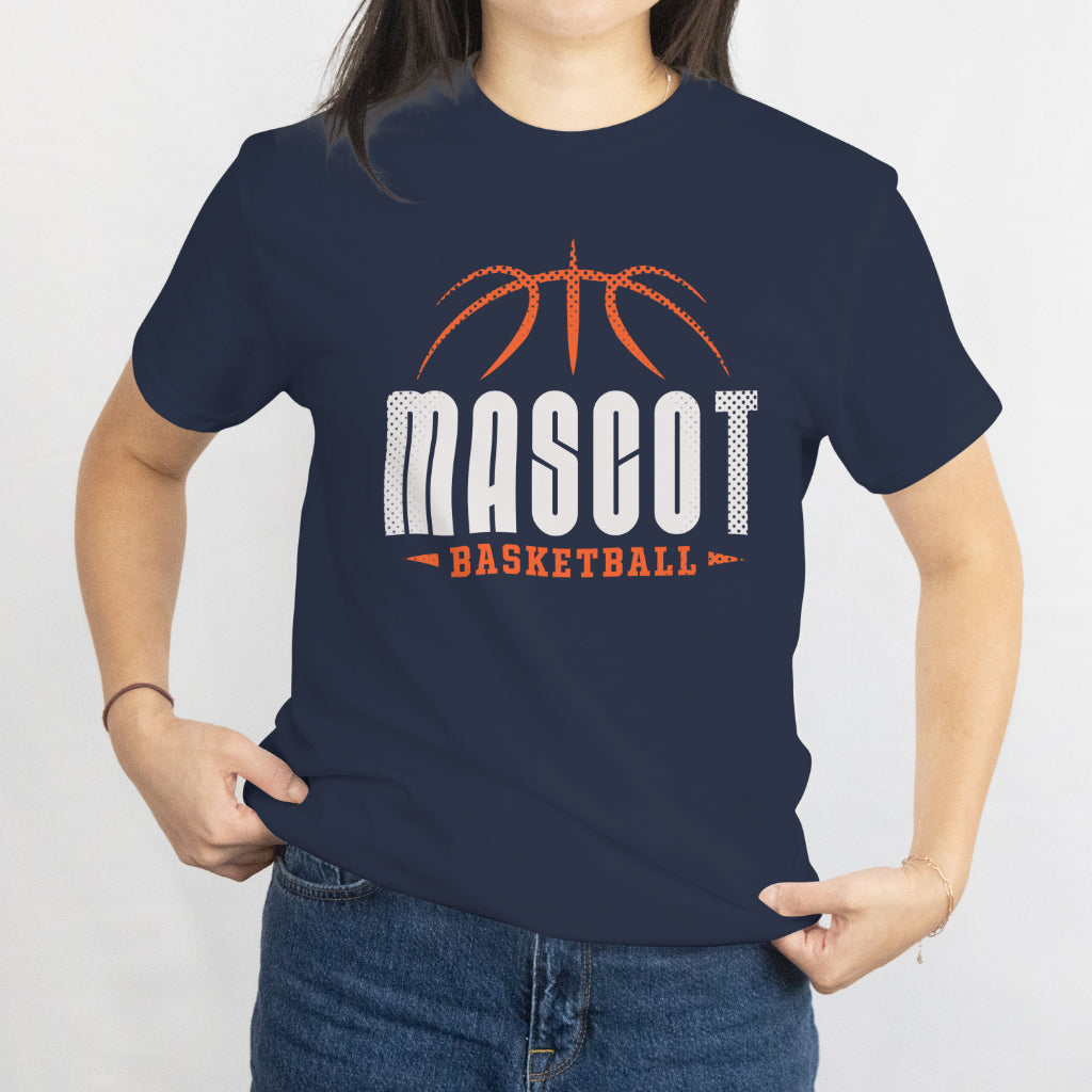 Mascot Basketball T-Shirt - Fun Sports Team Spirit Tee