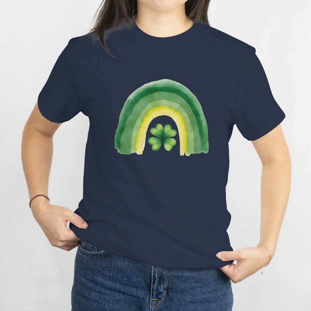 Green Rainbow Saint Patrick's Day T-Shirt - Lucky St. Paddy's Day Tee