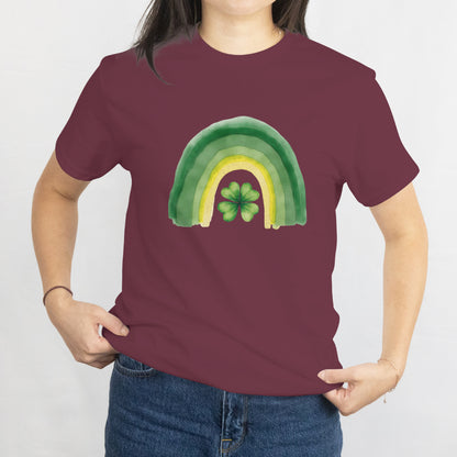 Green Rainbow Saint Patrick's Day T-Shirt - Lucky St. Paddy's Day Tee