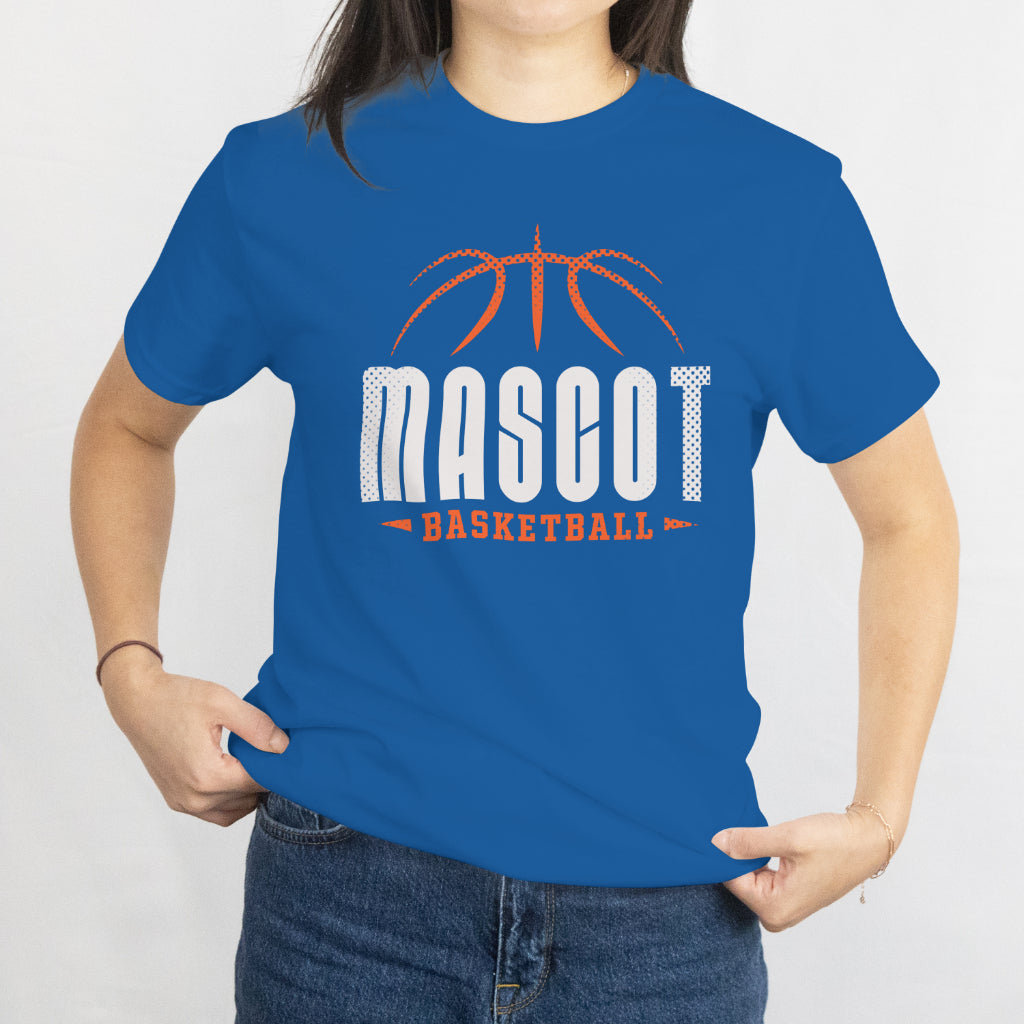 Mascot Basketball T-Shirt - Fun Sports Team Spirit Tee