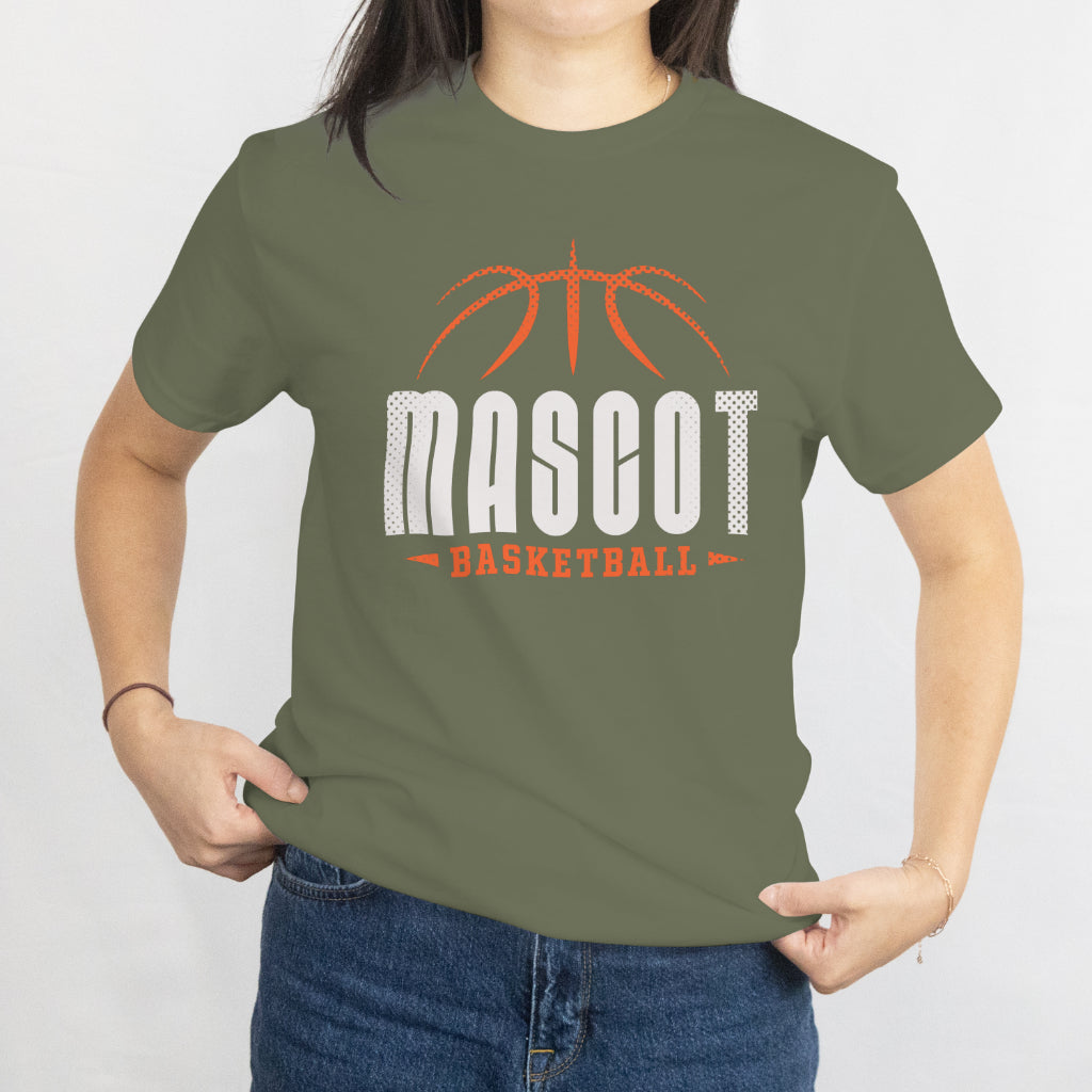 Mascot Basketball T-Shirt - Fun Sports Team Spirit Tee