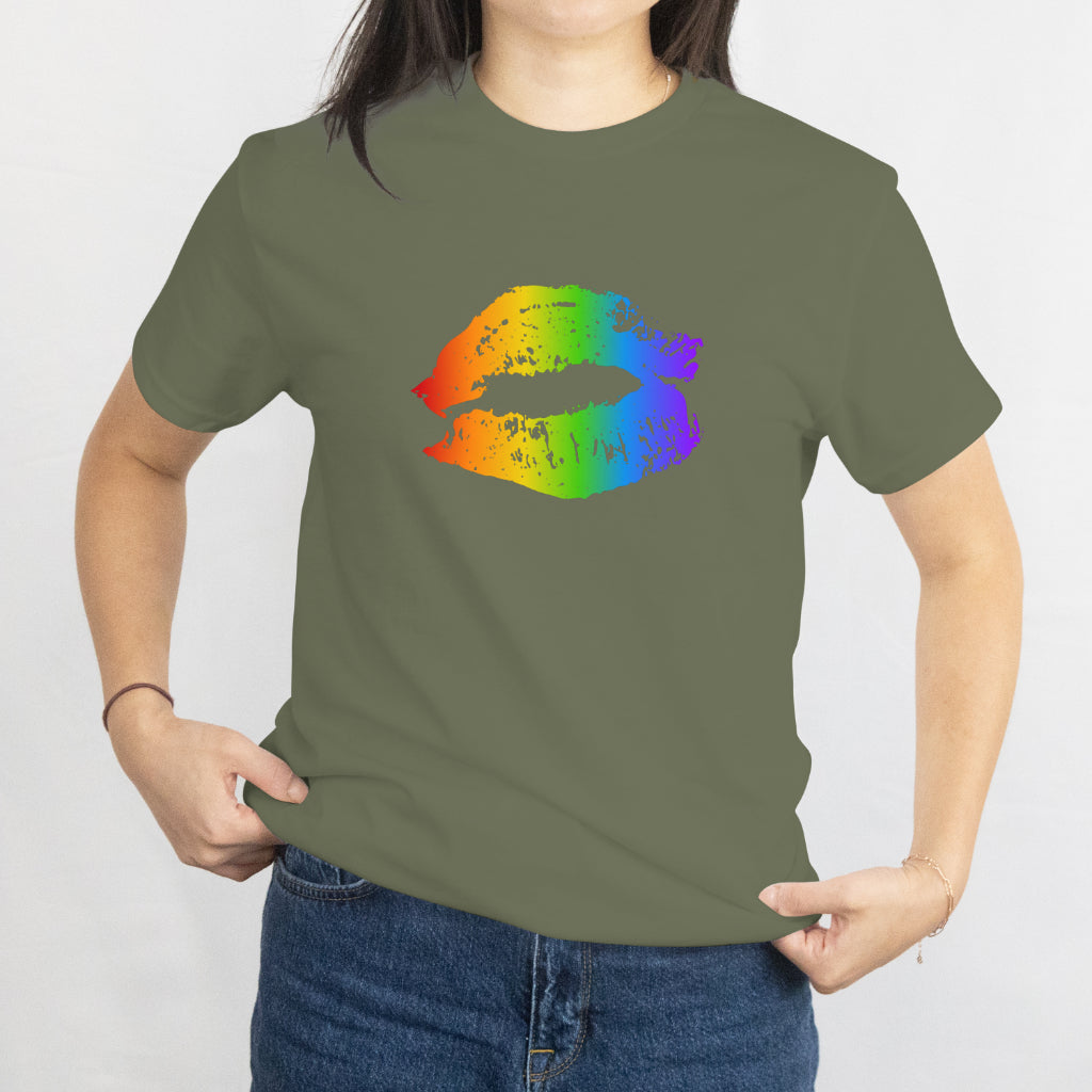 Rainbow Lips Sublimation T-Shirt