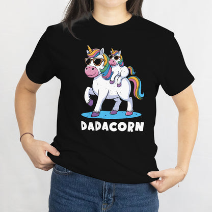 Dadacorn T-Shirt - Cute Father and Child Matching Unicorn Tee