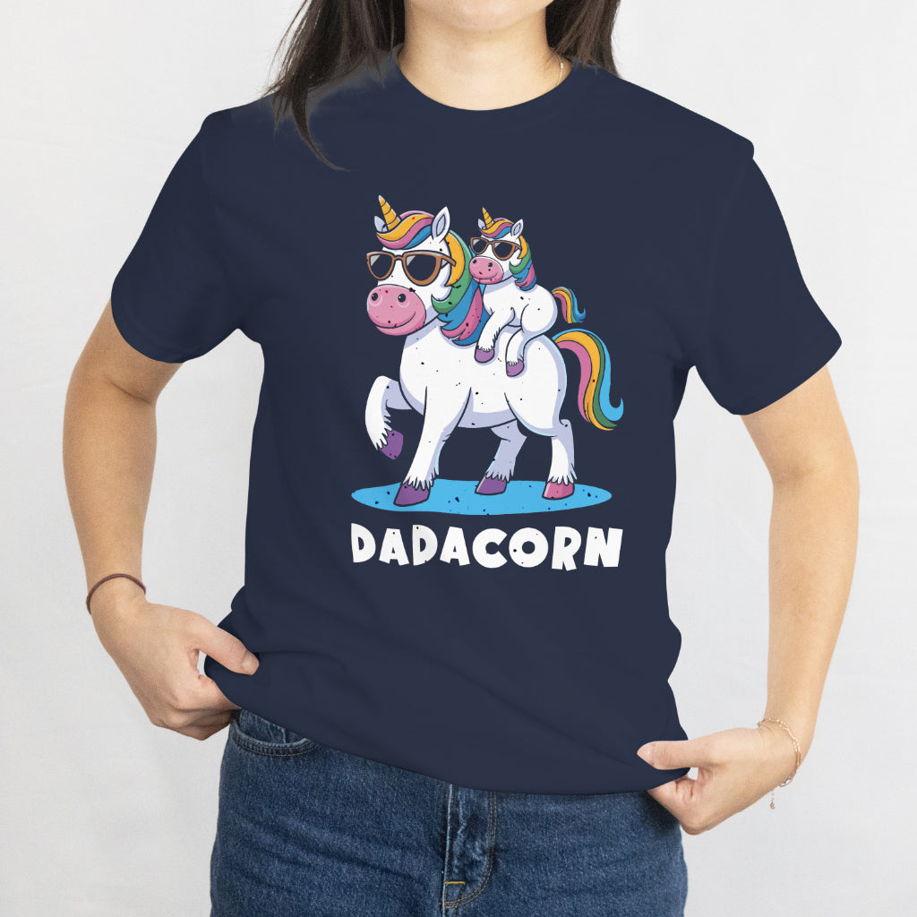 Dadacorn T-Shirt - Cute Father and Child Matching Unicorn Tee