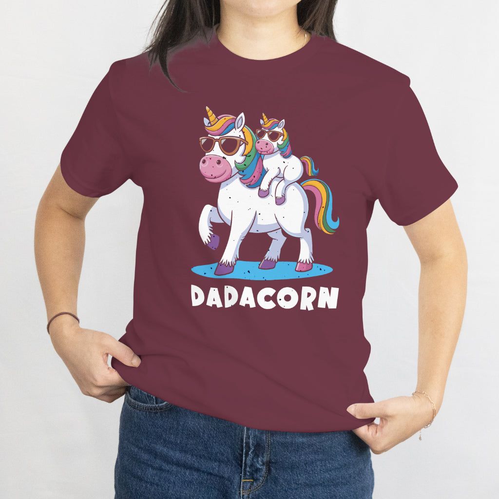 Dadacorn T-Shirt - Cute Father and Child Matching Unicorn Tee