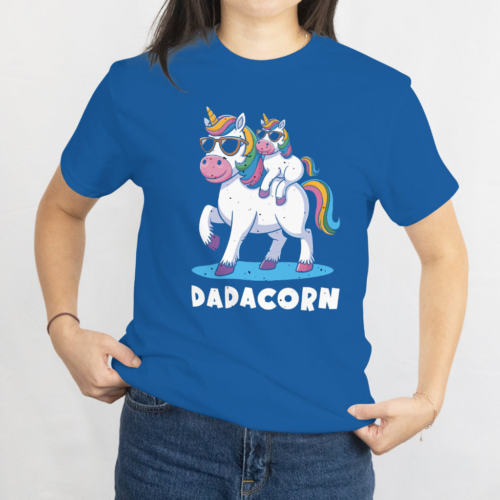 Dadacorn T-Shirt - Cute Father and Child Matching Unicorn Tee