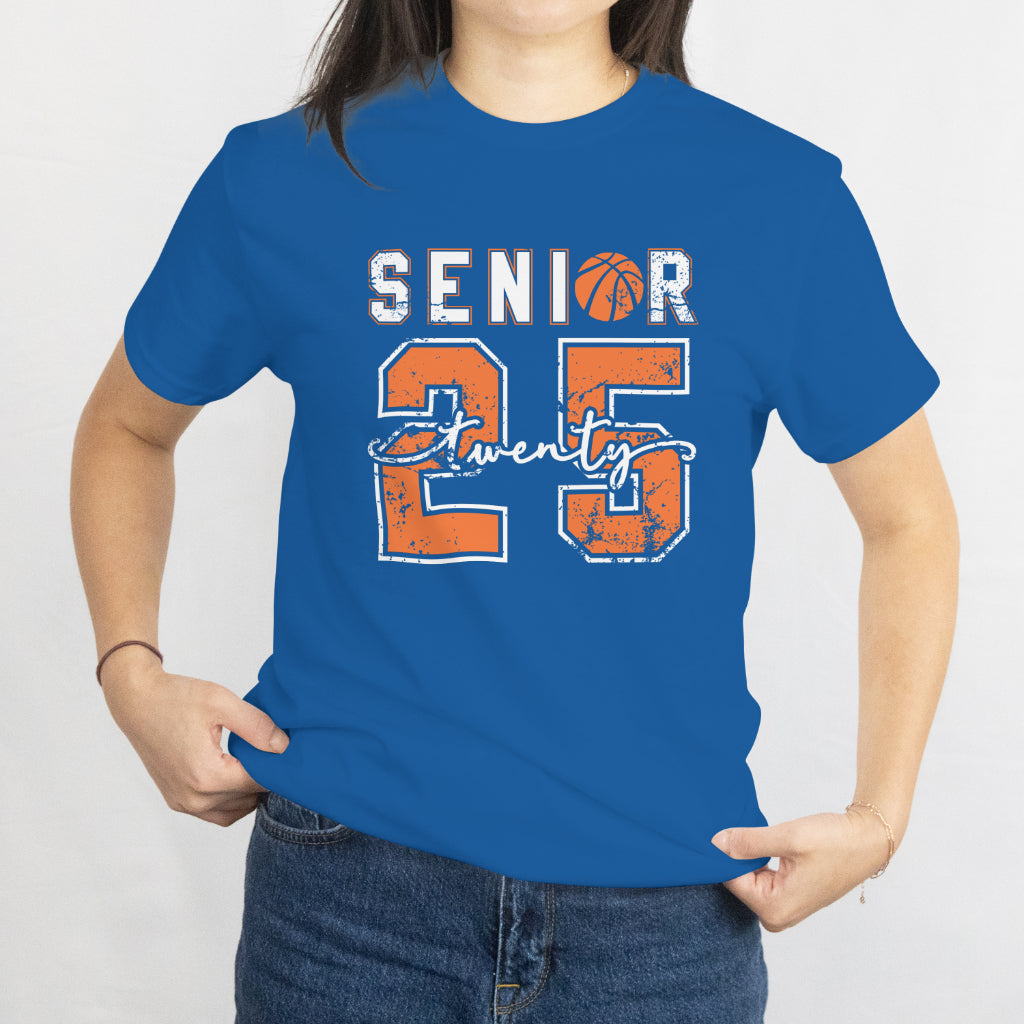 Senior Twenty Basketball T-Shirt - Class of 2025 Graduation Tee