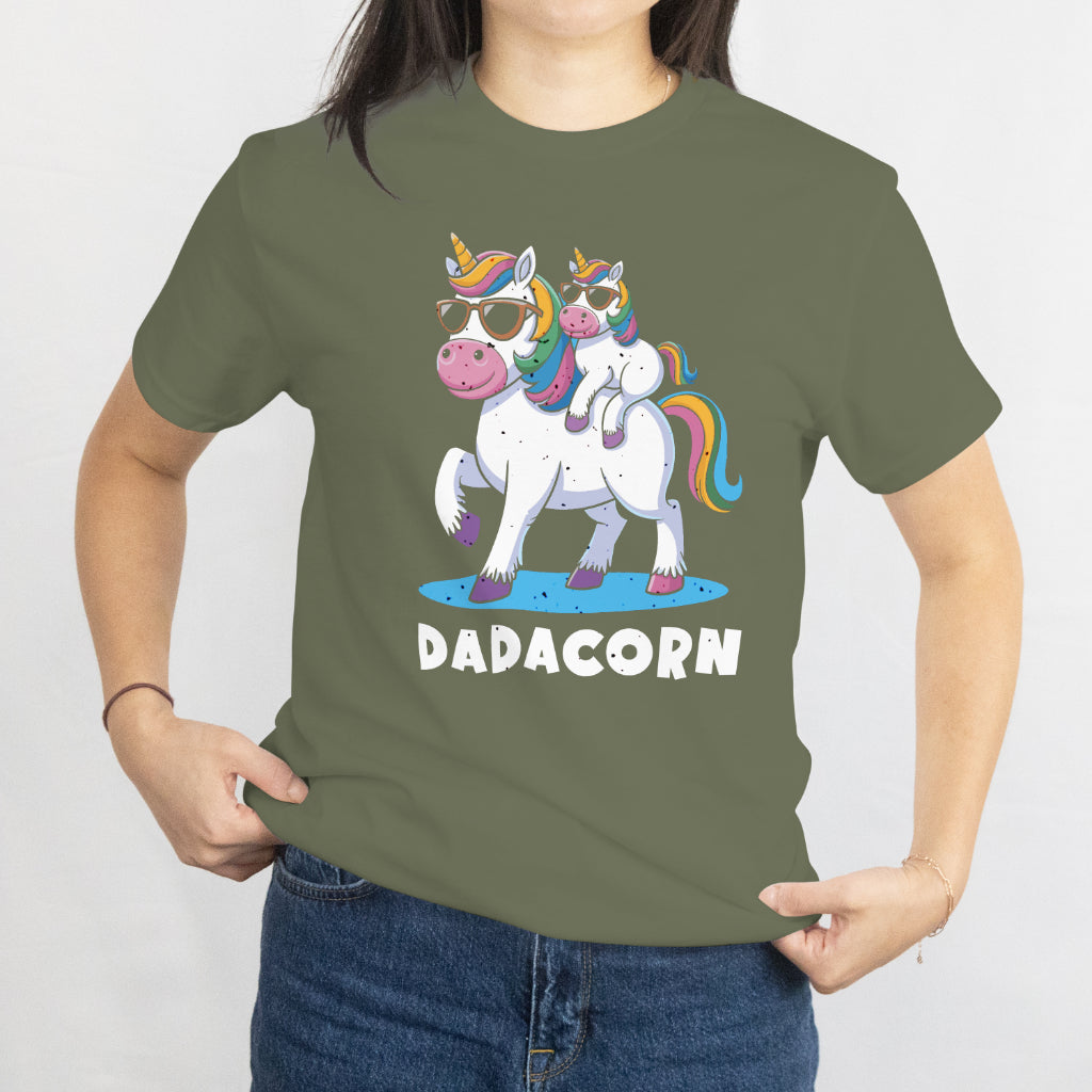 Dadacorn T-Shirt - Cute Father and Child Matching Unicorn Tee