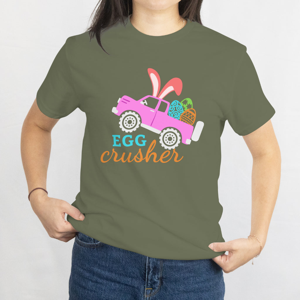 Egg Crusher T-Shirt - Funny Easter or Spring Design unisex Tee