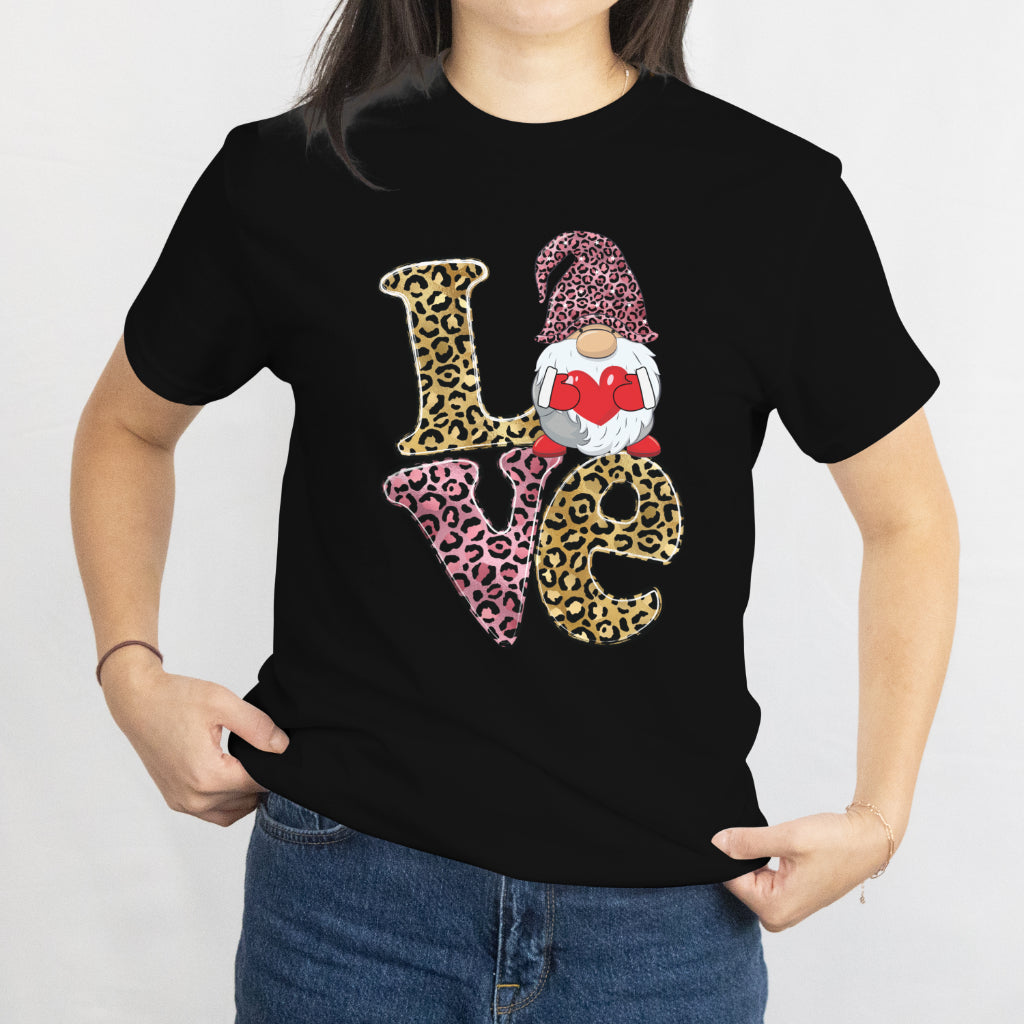 Love Valentine Gnomes Hearts T-Shirt Gnome Valentines Day Unisex Tee