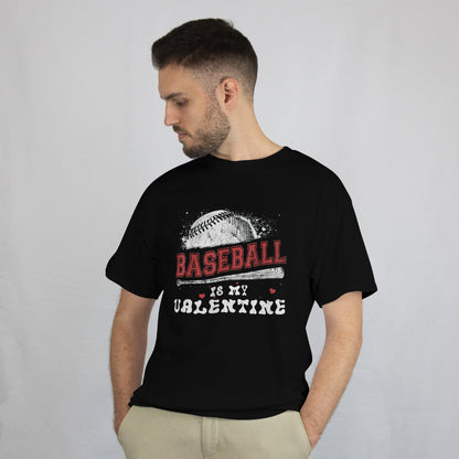 Baseball Is My Valentine T-Shirt Happy Valentine's Day 2025 Tee