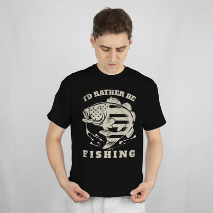 Funny Fishing Novelty Design For Men Women Kids Fish Lovers T-Shirt. Gift For Dad