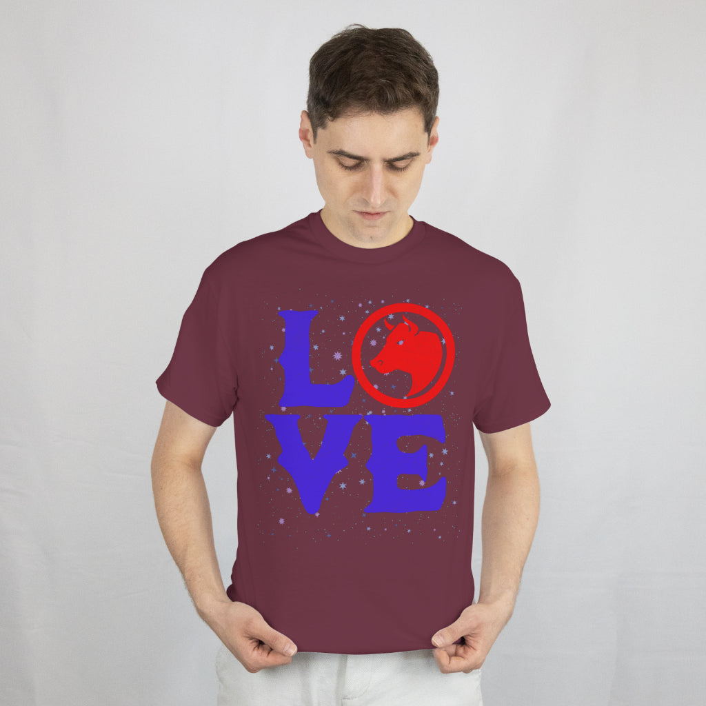 Love Buffalo T-Shirt Wild American Bison Lover Gift Valentines Day Tee