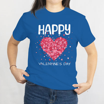 Funny Happy Valentines Day Heart Love Valentine Men Women T-Shirt Perfect Gift On Valentine's Holiday