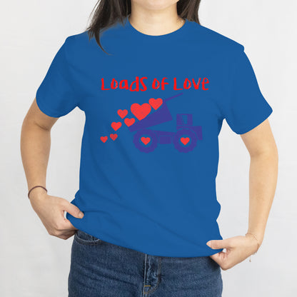 Happy Valentines Day - Valentines Day Garbage Truck Loads Of Love T-Shirt, Gift For Men, Boys