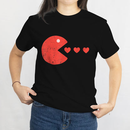 Happy Valentine Unisex Tee - Valentines Day Hearts Funny Boys Girls Kids T-Shirt