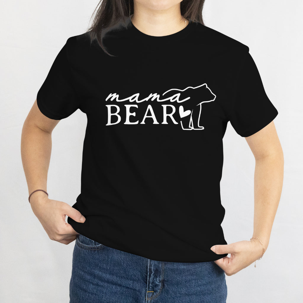 Mama Bear Graphic T-Shirt - Cute and Cozy Design