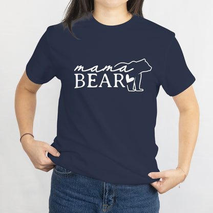 Mama Bear Graphic T-Shirt - Cute and Cozy Design