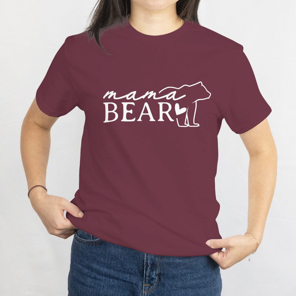 Mama Bear Graphic T-Shirt - Cute and Cozy Design