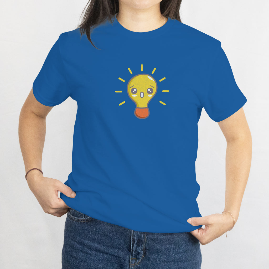 Kawaii Incandescent Lamp T-Shirt - Cute Lightbulb Graphic Tee