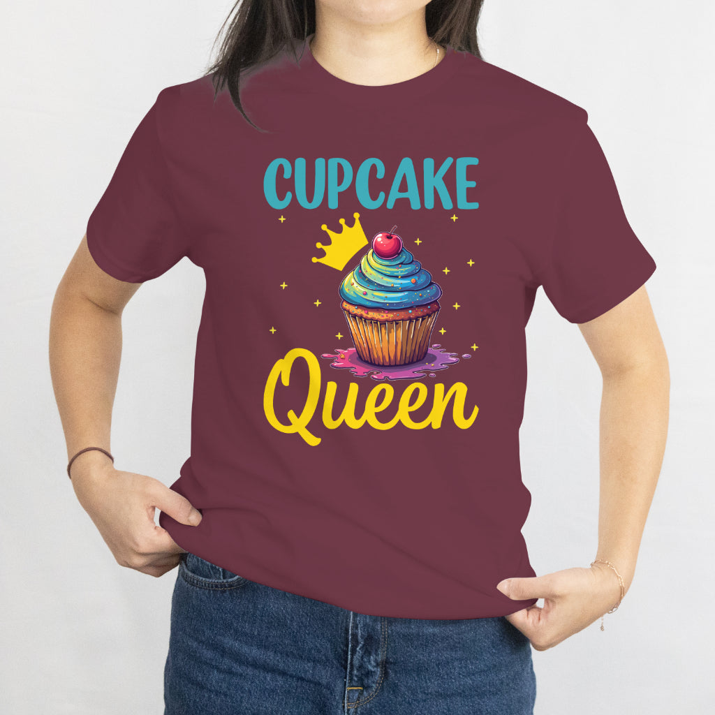 Cupcake Queen Unisex Tee - Cute Baking Lover T-Shirt