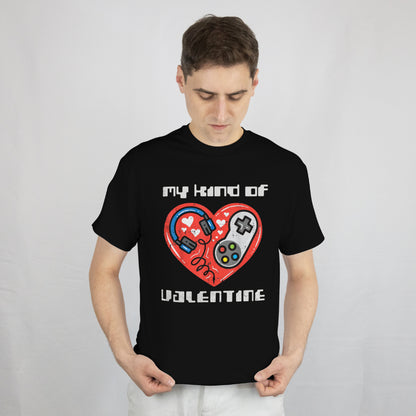 Gamer Valentines Day Gaming Men Boys Kids T-Shirt My Kind Valentine Tee