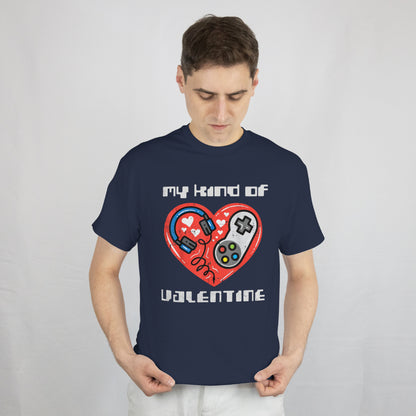 Gamer Valentines Day Gaming Men Boys Kids T-Shirt My Kind Valentine Tee