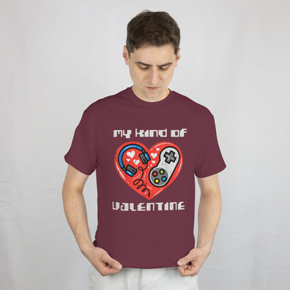 Gamer Valentines Day Gaming Men Boys Kids T-Shirt My Kind Valentine Tee