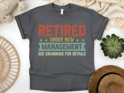 Father's Day Retired Grandpa T-Shirt – Funny Retirement Gift for Grandpa – Proud Retired Grandpa Tee