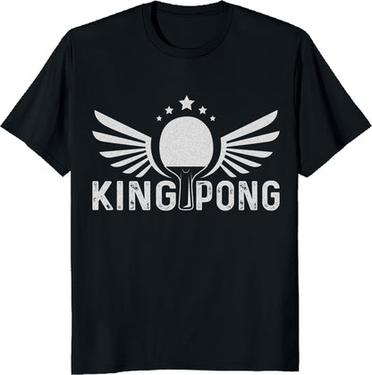 King Pong – Funny Table Tennis Ping Pong LoverUnisex TShirt