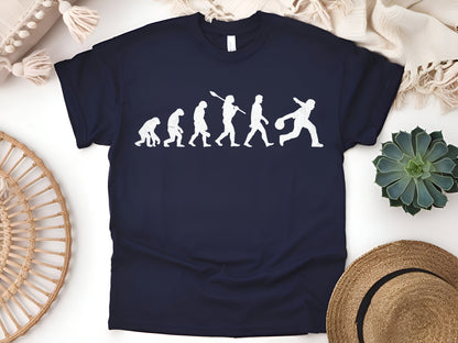 Man Evolution to Bowling Funny Bowler T-Shirt